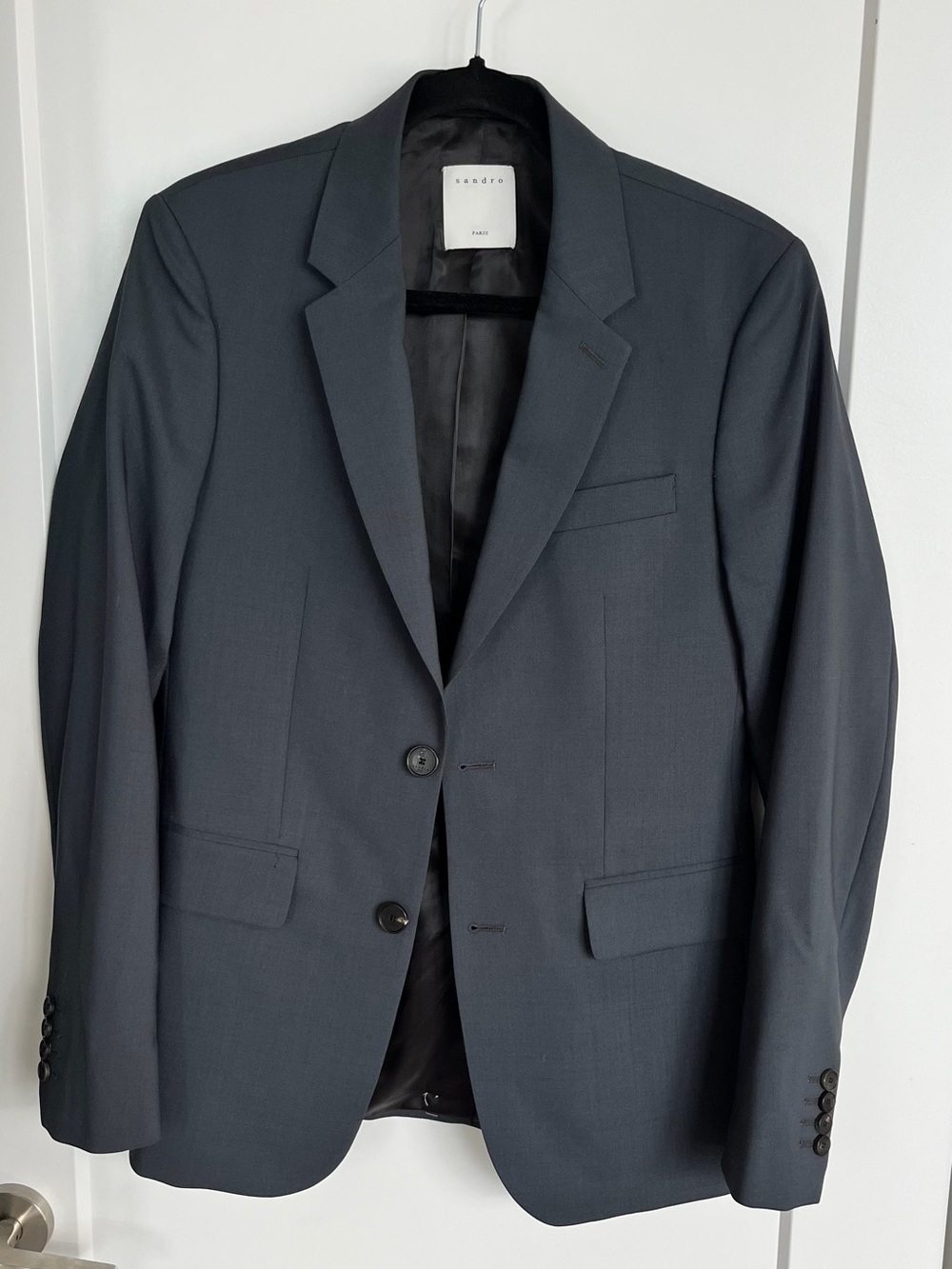 Sandro Paris  Classic Super Suit Jacket Size 46 Small 36 US